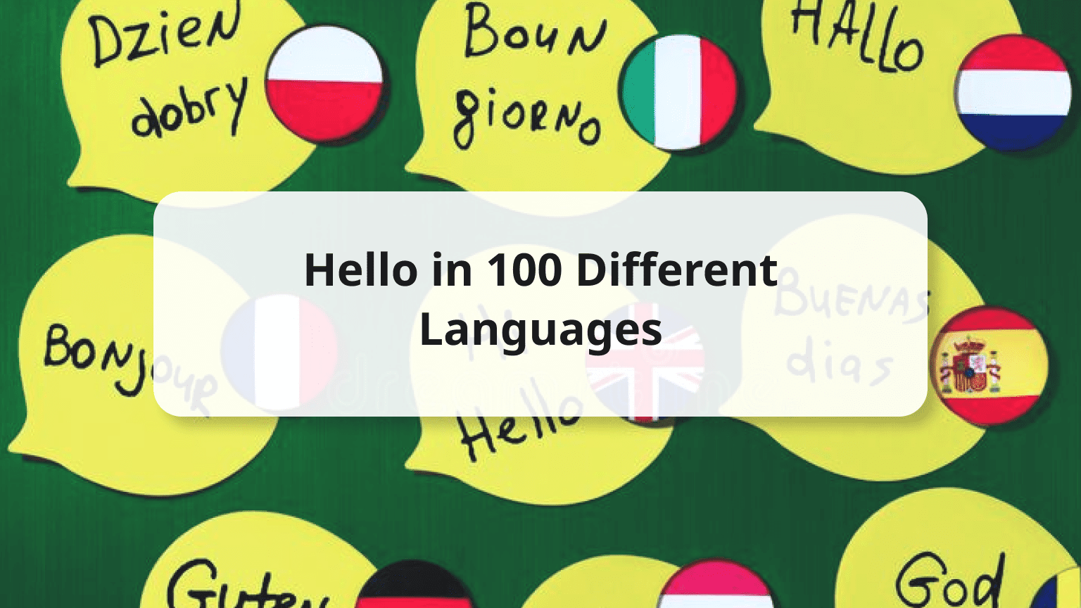 Hello in Spanish: 60 Useful Spanish Greetings for All Occasions