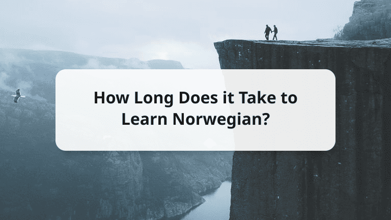 how long does it take to learn norwegian
