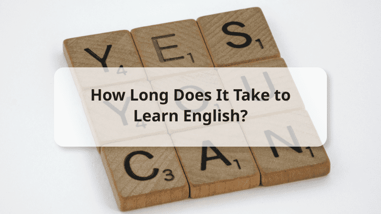 how long does it take to learn english