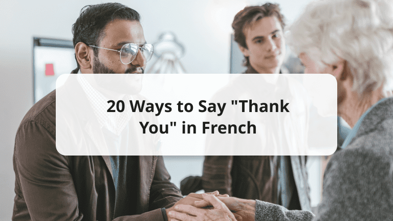 thank you in french