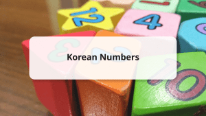 korean numbers